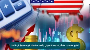 تراجع مفاجئ.. مؤشر الدولار الأمريكي يشهد سقوطًا غير مسبوق في 2025